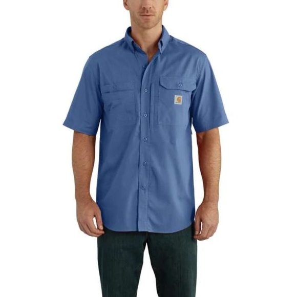 Carhartt Other - NWOT CARHARTT Force Ridgefield Button Down Short Sleeve Shirt sz Large